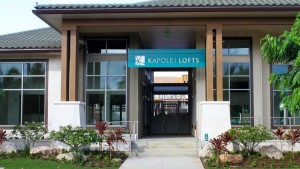 The clubhouse for the 499-unit Kapolei Lofts rental community being developed by Fores